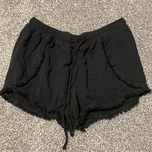 Flowy linen-like shorts